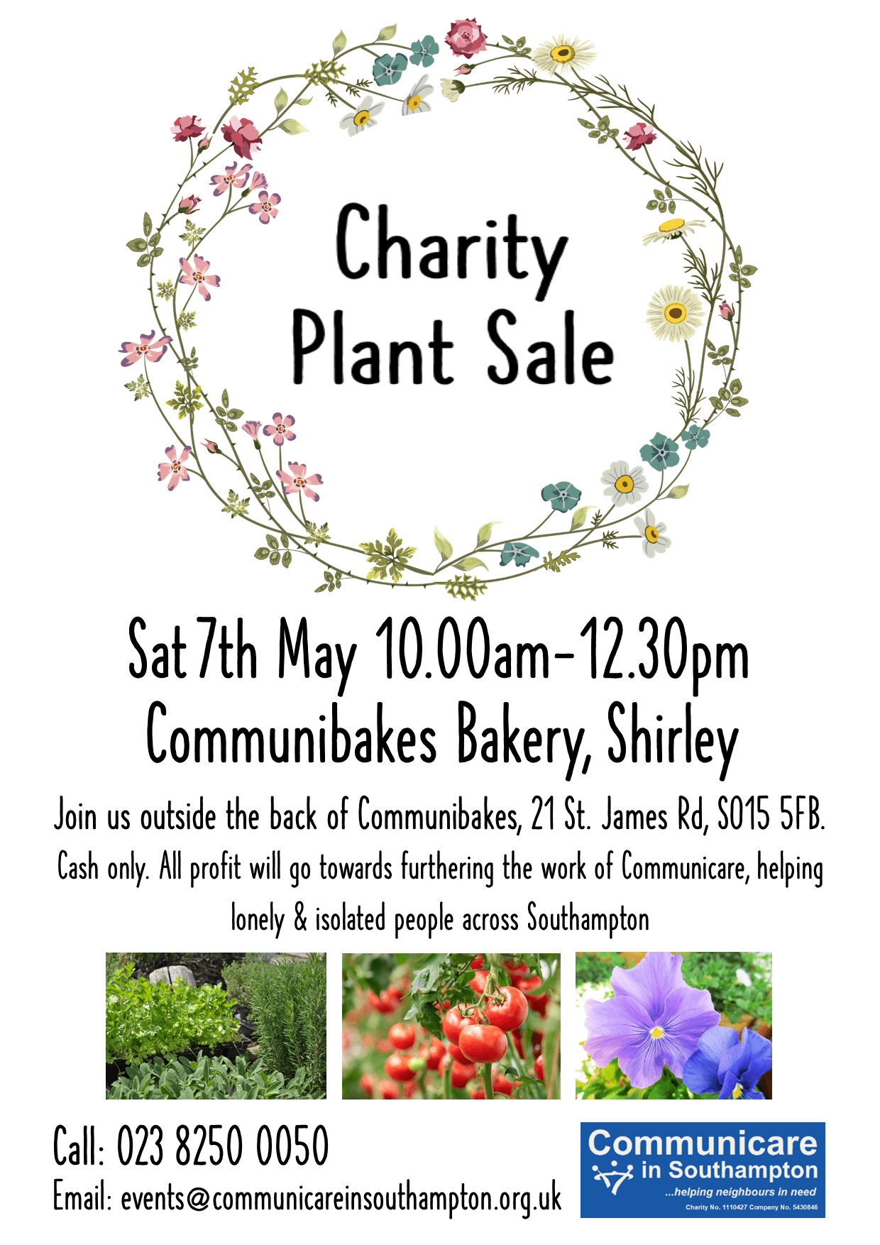 Plant sale in aid of Communicare