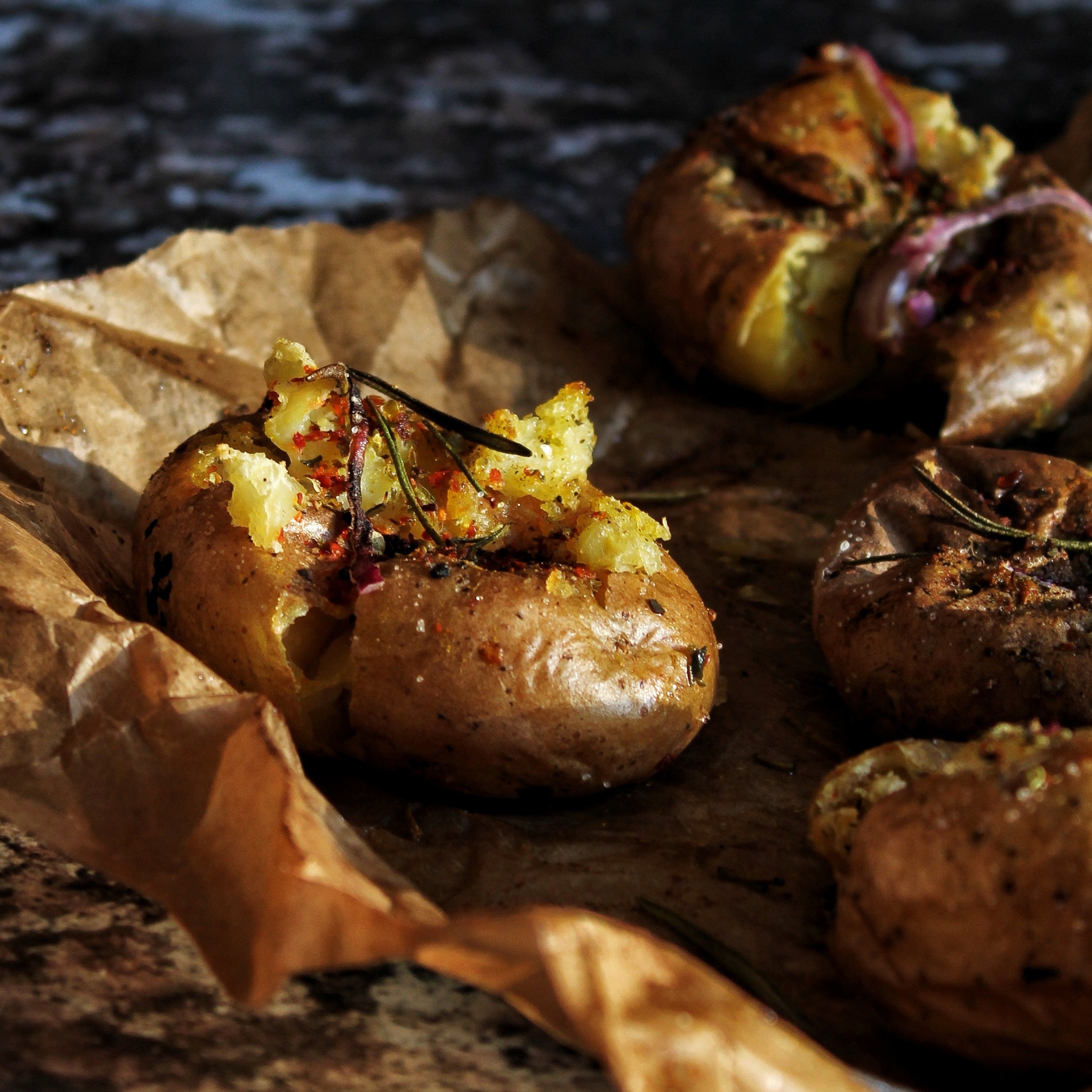 How did we get the jacket potato?