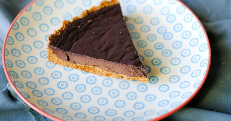 Bitter chocolate tart recipe