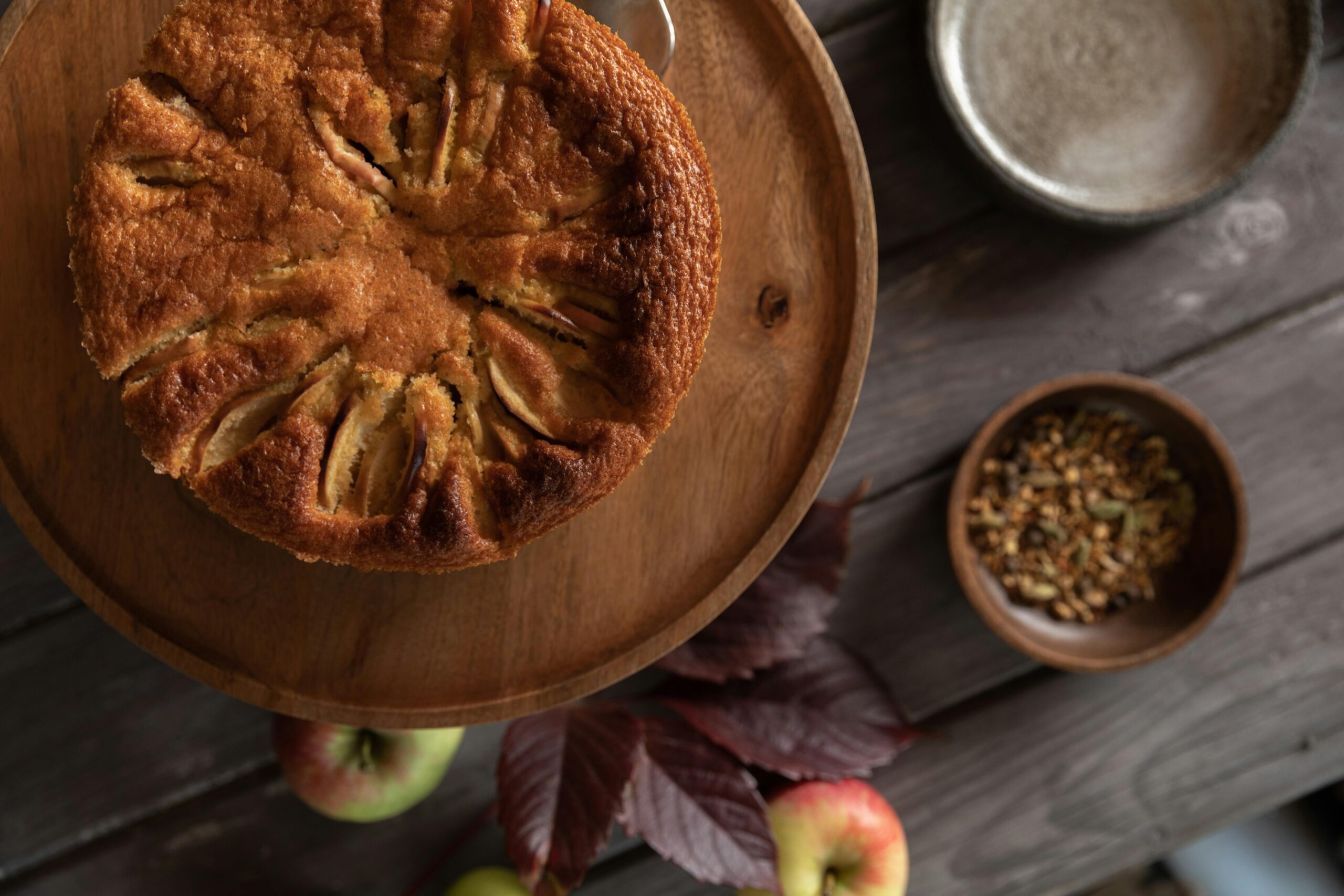 Traditional German apple cake or Apfelkuchen recipe